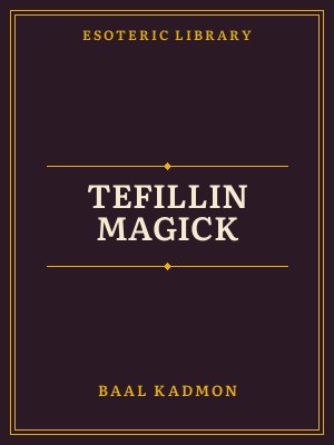 Cover of Tefillin Magick
