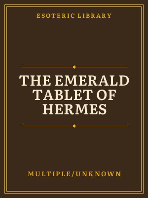 Cover of The Emerald Tablet of Hermes